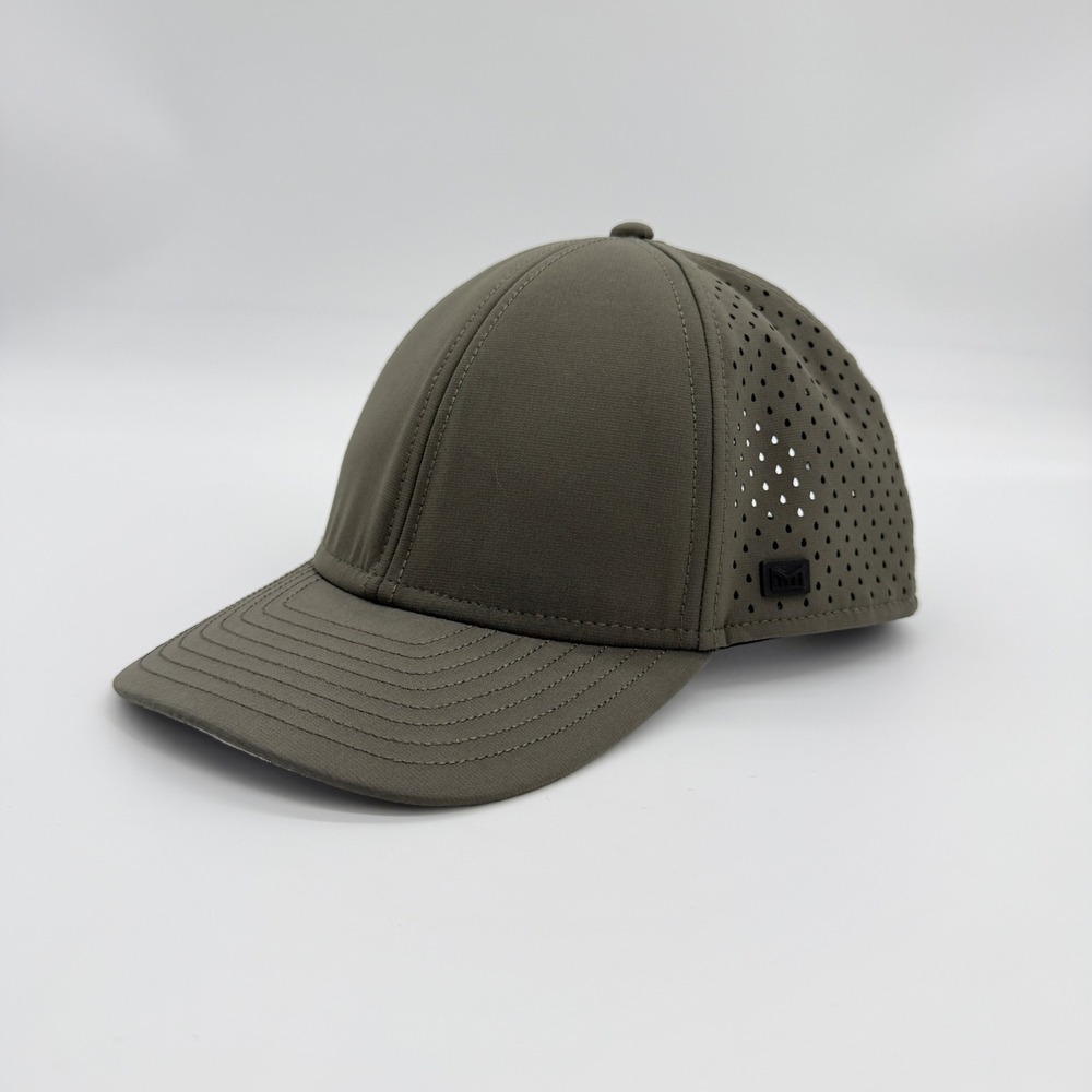Melin A-Game Hydro Hat M/L 58cm Water Resistant Olive Green Performance Snapback